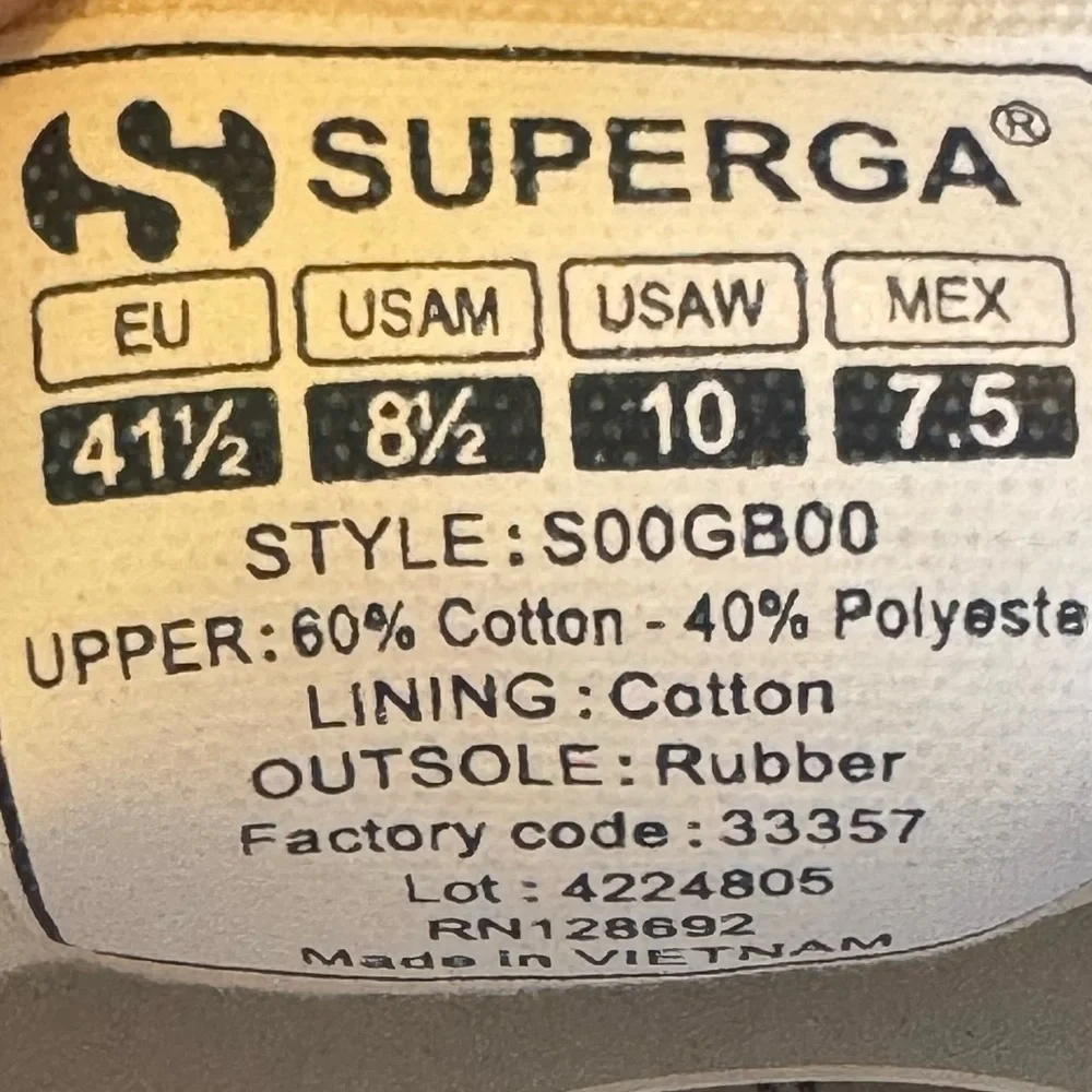 Superga Pufan Platform Sneaker (EUC)